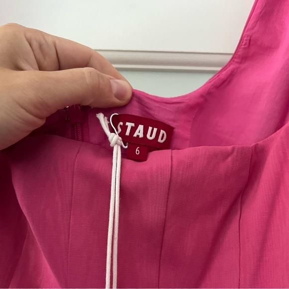 Staud Portrait Moire Maxi Dress - Picture 2 of 5